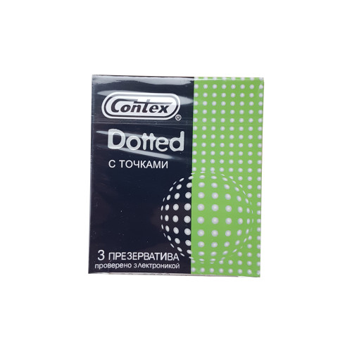 Презервативы Contex Dotted, 3 шт