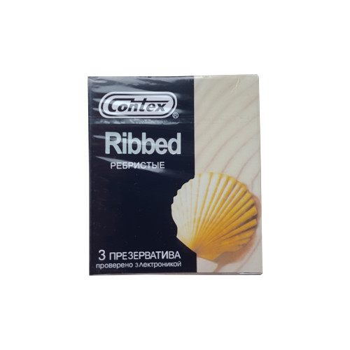 Презервативы Contex Ribbed, 3 шт