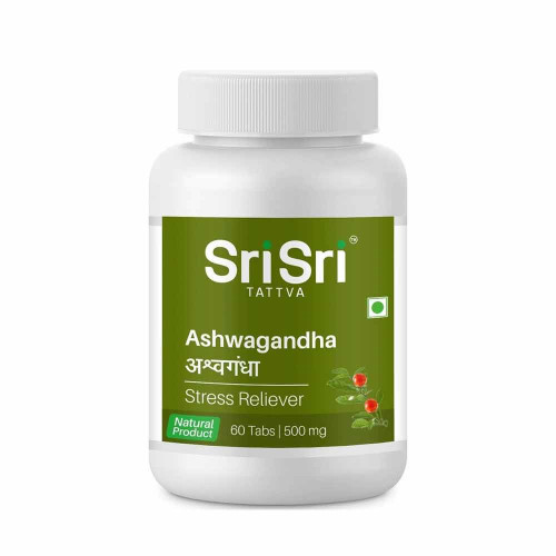 Ashwagandha Sri Sri, Ашваганда тонизирующее и седативное средство, 60 таб