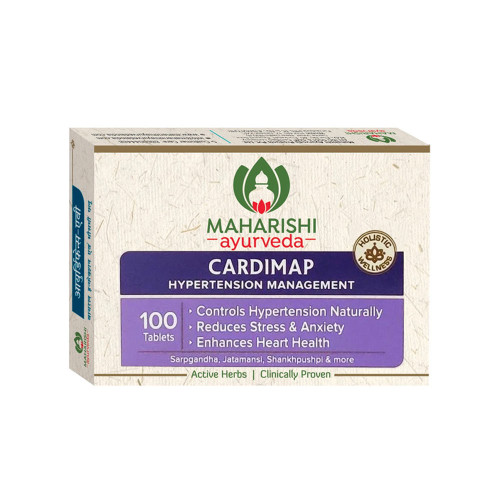 Cardimap Maharishi Ayurveda, Кардимап средство для снижения давления, 100 таб