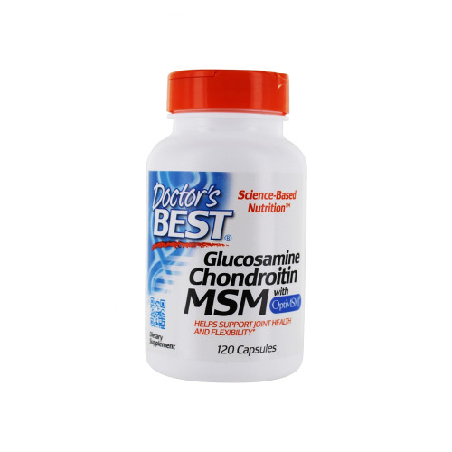 Doctor's Best Glucosamine Chondroitin MSM with OptiMSM, 120 капсул