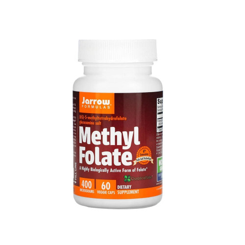 Jarrow Formulas, Methyl Folate Метилфолат 400 мкг, 60 капсул