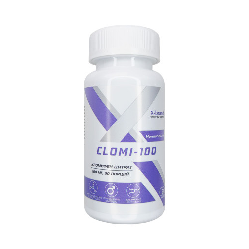 X-Brand Clomi 100, Кломид, 30 капсул