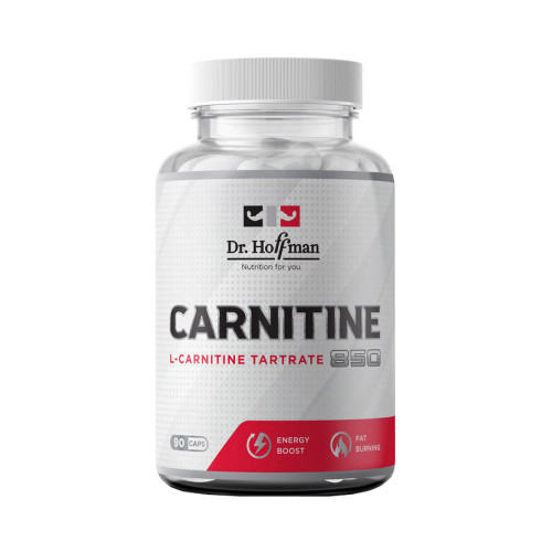 Л-Карнитин, жиросжигатель для похудения и метаболизма, L-Carnitine 850 mg Dr. Hoffman, 90 капсул