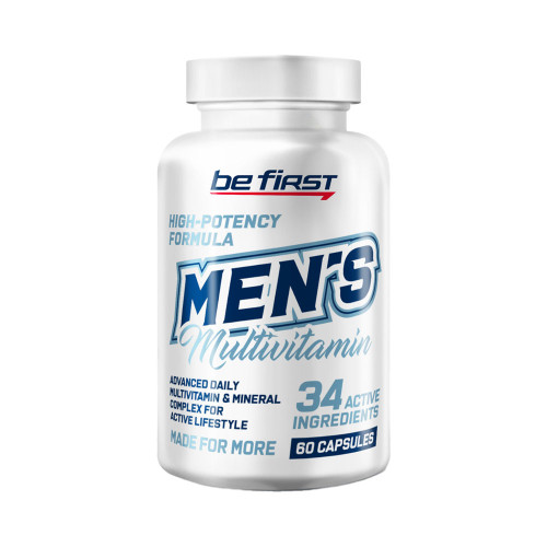 Be First Витаминный комплекс для мужчин Men's multivitamin, 60 капсул