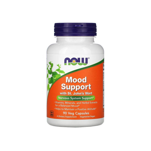 Now Foods Mood Support со зверобоем, 90 капсул