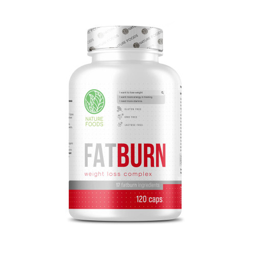 Жиросжигатель Nature Foods Fat Burner, 120 капсул