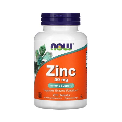 Now Foods Zinc, Цинк 50 мг, 250 таб