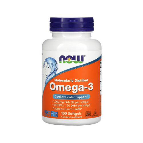 Now Foods Omega-3 2000 мг, 100 капсул