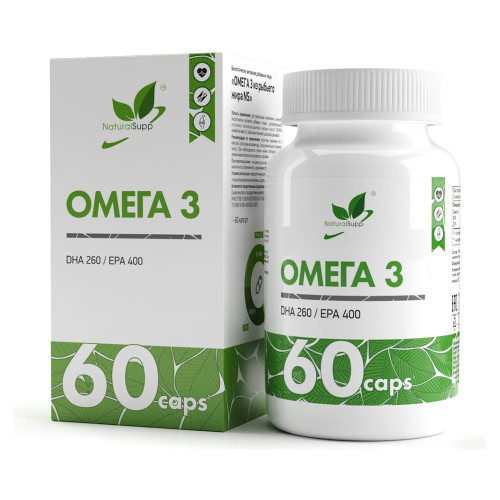 NaturalSupp Omega 3 35%, Омега 3, 60 капс