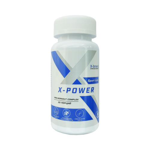 X-Brand X-Power PRE-WORKOUT COMPLEX, 60 капсул