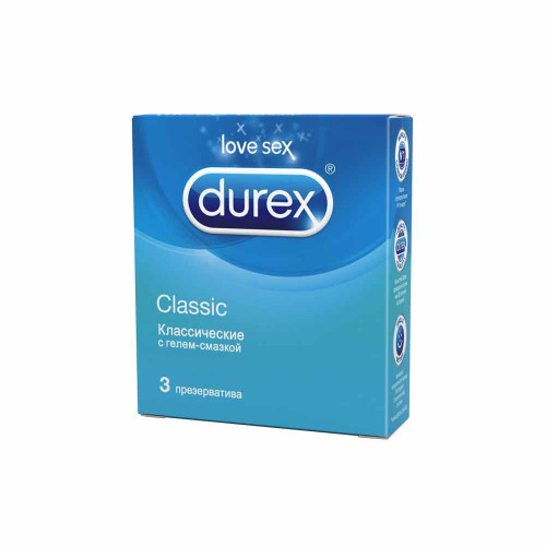 Презервативы Durex Classic классические, 3 шт