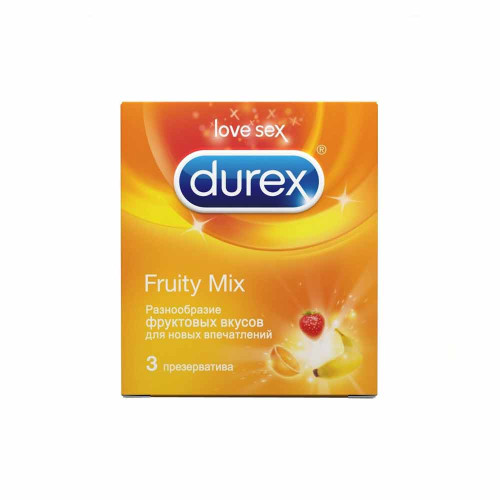 Презервативы Durex Fruity Mix, 3 шт