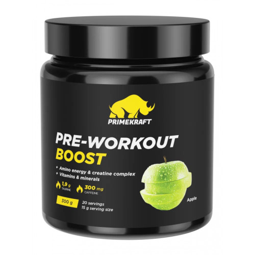 Prime Kraft Pre-Workout Boost, яблоко, 300 гр