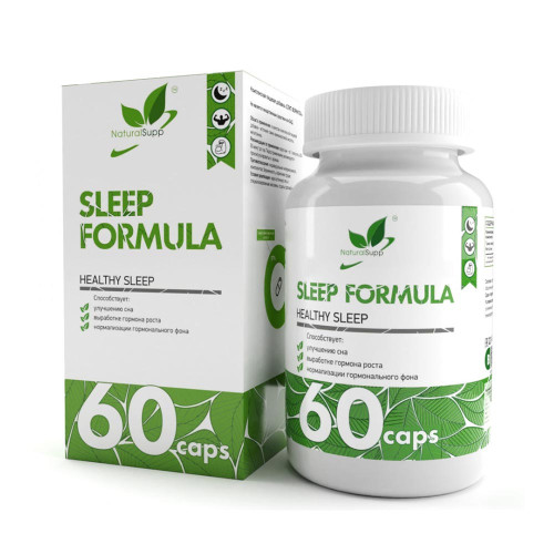 NaturalSupp Sleep Formula, Слип Формула ГАБА Триптофан Магний, здоровый сон, 60 капсул