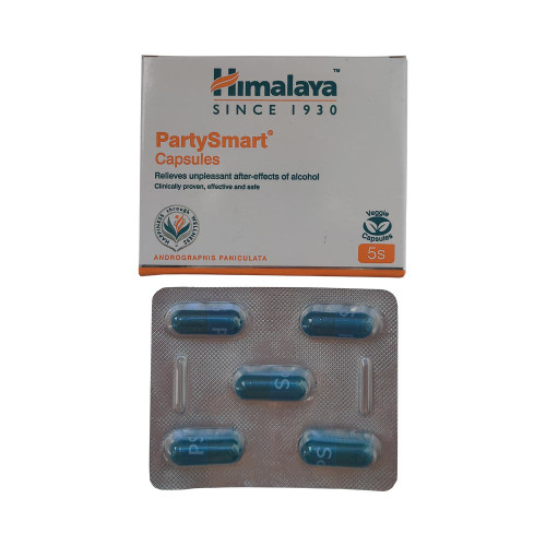 Средство от похмелья ПатиСмарт (PartySmart Capsules), 5 капс