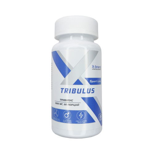 X-Brand Tribulus, Трибулус 500 мг, 60 капсул