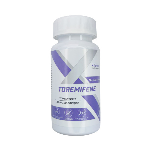 X-Brand Toremifene, Торемифен 20 мг, 30 капсул