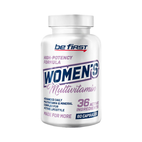 Витамины для женщин Be First Women's Multivitamin, 60 капсул